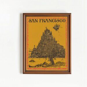 Print of Vintage San Francisco Poster - 1968